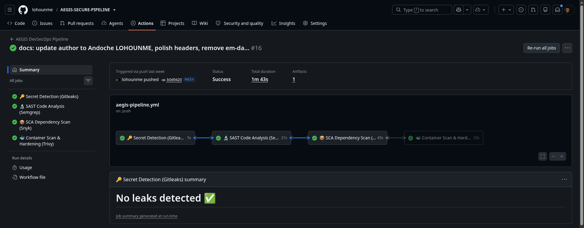 AEGIS screenshot 1
